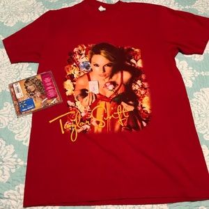 Taylor swift vintage floral T-shirt medium adult
